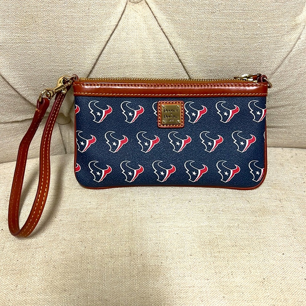 Texans Dooney and Burke wristlet
